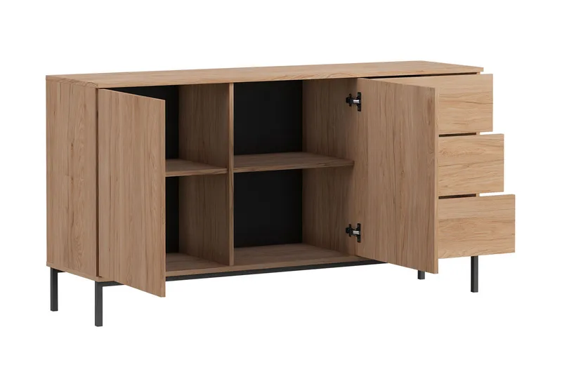 Querty Vardagsrumsset LED-belysning 4 Delar Vit LED - Vit - Products - Förvaring - Förvaringsmöbler - Möbelset för vardagsrum