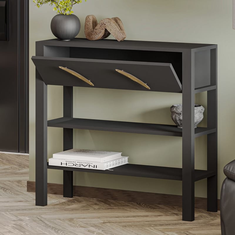 Relon Byrå 90x85x30 cm - Antracit - Products - Förvaring - Förvaringsmöbler - Sideboard & skänk