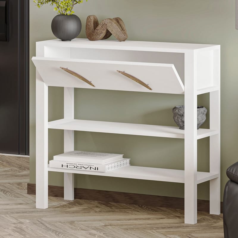 Relon Byrå 90x85x30 cm - Vit - Products - Förvaring - Förvaringsmöbler - Sideboard & skänk