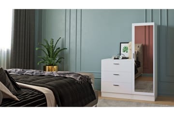 Rinorea Förvaringsskåp 40x140 cm - Vit - Products - Förvaring - Förvaringsmöbler - Byrå