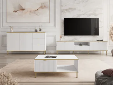 Salmor Möbelset För Vardagsrum - Vit - Products - Förvaring - Förvaringsmöbler - Möbelset för vardagsrum