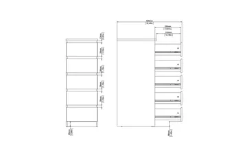 Salomns Byrå 111,3 cm - Svart - Products - Förvaring - Förvaringsmöbler - Byrå
