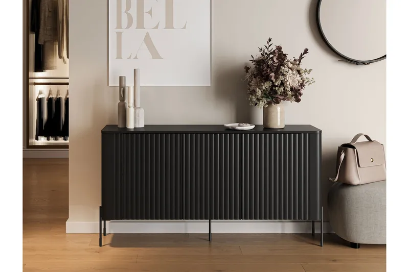 Sherie Skänk 150x40 cm, Svart