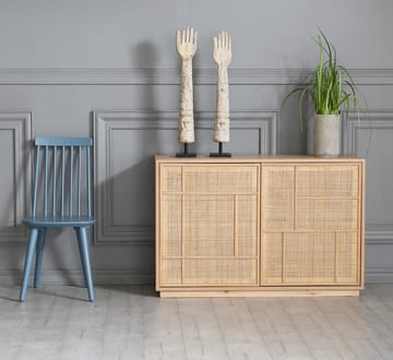Sideboard med förvaring och rottingdörrar 120 cm bred - Stockholm - Ek - Products - Förvaring - Förvaringsmöbler - Sideboard & skänk