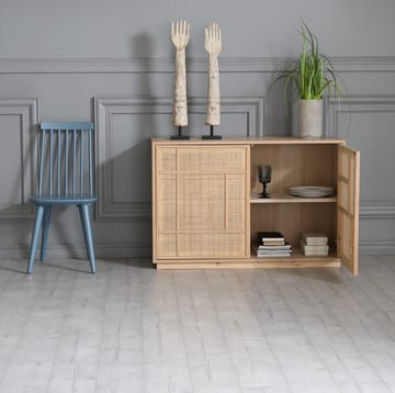 Sideboard med förvaring och rottingdörrar 120 cm bred - Stockholm - Ek - Products - Förvaring - Förvaringsmöbler - Sideboard & skänk