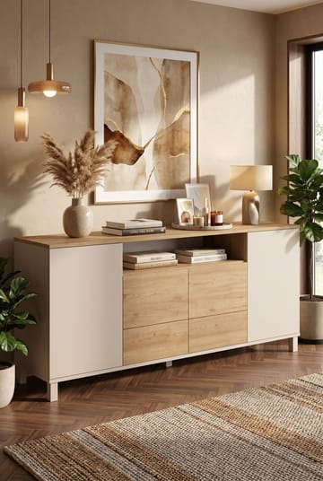 Aldarte Konsolbord 180x82,4x44,5 cm - sandek - Products - Förvaring - Förvaringsmöbler - Sideboard & skänk