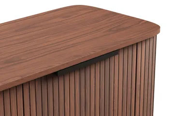 Kopparbo Sideboard med Förvaring Ribbad - Mörkbrunt / Valnöt / Trä - Products - Förvaring - Förvaringsmöbler - Sideboard & skänk