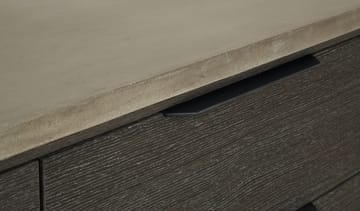Skänk 160 cm bred mörkbetsad ek med betongskiva - Mörkbetsad ek - Products - Förvaring - Förvaringsmöbler - Sideboard & skänk