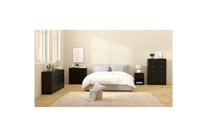 Sundra Byrå 72 cm - Svart - Products - Förvaring - Förvaringsmöbler - Byrå