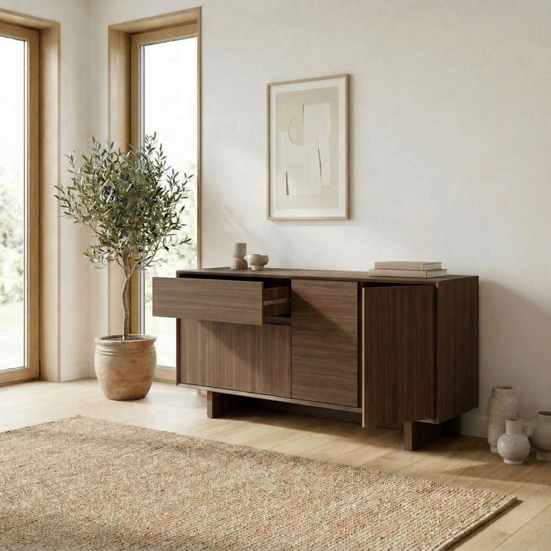Tavon Konsol 146x76x45 cm - Milano Walnut - Products - Förvaring - Förvaringsmöbler - Sideboard & skänk