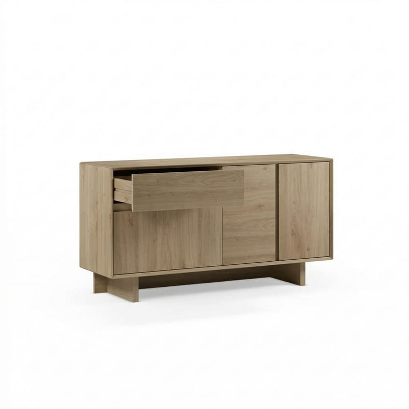 Tavon Konsol 146x76x45 cm - Naturlig ek - Products - Förvaring - Förvaringsmöbler - Sideboard & skänk