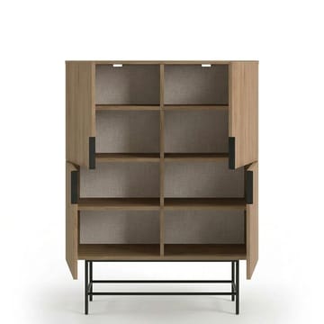 Truvia Sideboard 100x128x40 cm - naturlig ek svart - Products - Förvaring - Förvaringsmöbler - Sideboard & skänk