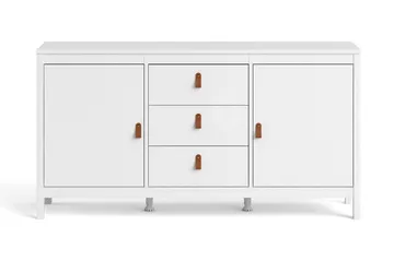 Vallvidera Sideboard 38x151 cm - Vit/Natur - Products - Förvaring - Förvaringsmöbler - Sideboard & skänk