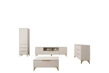 Vemdalen Möbelset För Vardagsrum - Sand beige - Products - Förvaring - Förvaringsmöbler - Möbelset för vardagsrum