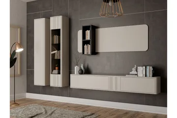 Zalricus Möbelset För Vardagsrum - Beige - Products - Förvaring - Förvaringsmöbler - Möbelset för vardagsrum