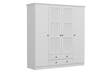 Fruitland Garderob 180 cm - Vit - Products - Förvaring - Garderober & garderobssystem