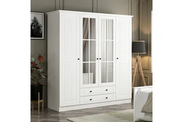 Fruitland Garderob 180 cm - Vit - Products - Förvaring - Garderober & garderobssystem