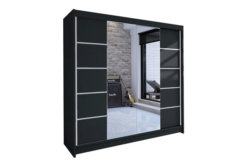 Garderob Talin - Svart - Products - Förvaring - Garderober & garderobssystem