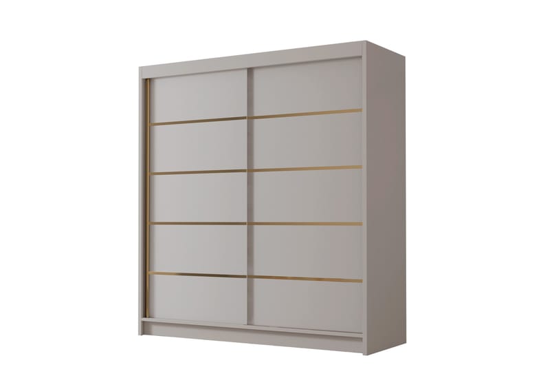 Chavez Garderob 180x215 cm - Beige - Products - Förvaring - Garderober & garderobssystem - Garderobsskåp
