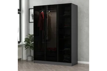 Fruitland Garderob 135 cm - Antracit - Products - Förvaring - Garderober & garderobssystem - Garderobsskåp