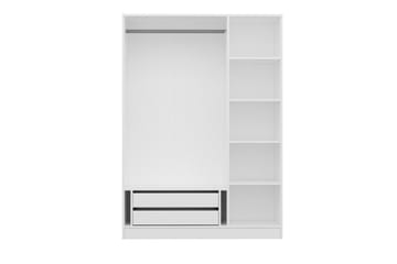 Fruitland Garderob 135 cm - Cream - Products - Förvaring - Garderober & garderobssystem - Garderobsskåp