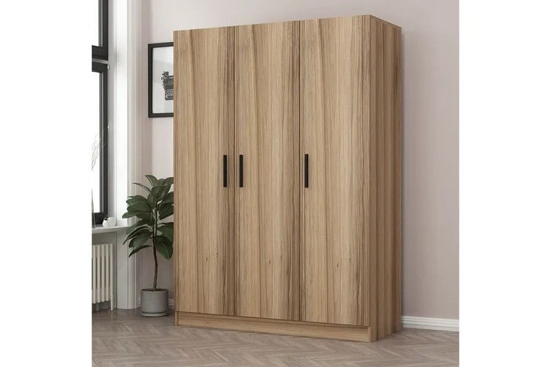 Fruitland Garderob 135 cm - Ek - Products - Förvaring - Garderober & garderobssystem - Garderobsskåp