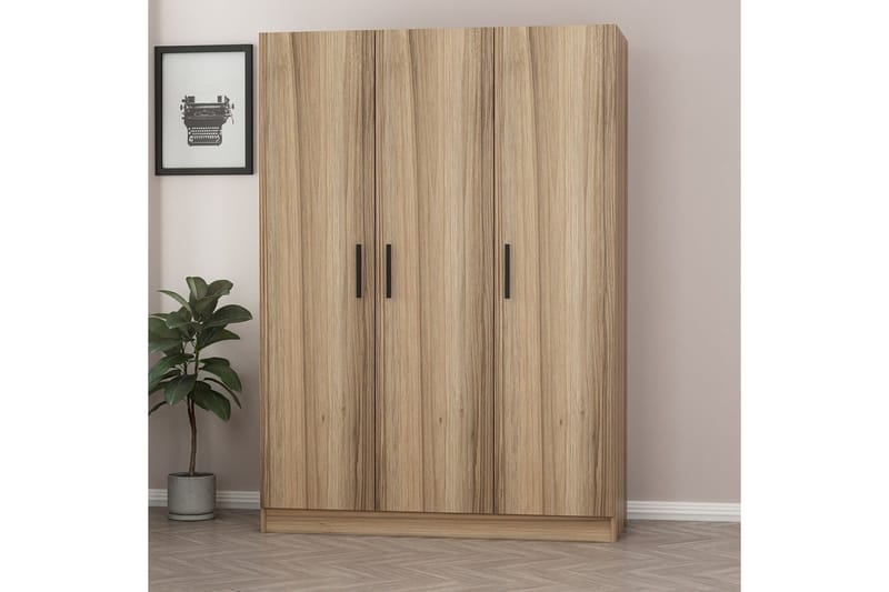Fruitland Garderob 135 cm - Ek - Products - Förvaring - Garderober & garderobssystem - Garderobsskåp