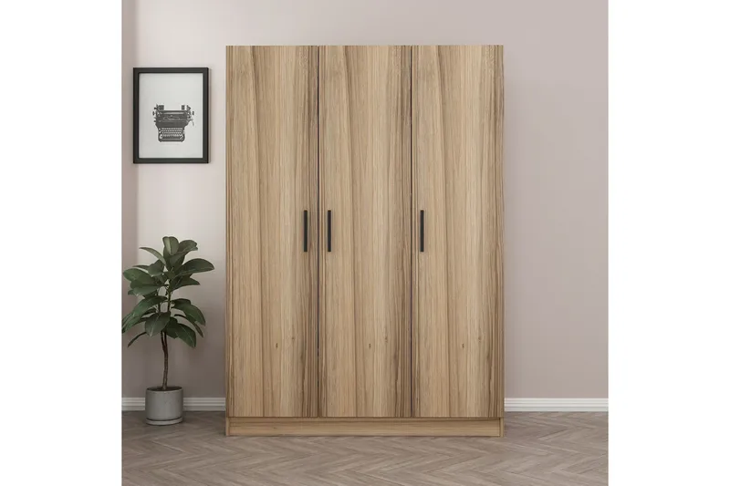 Fruitland Garderob 135 cm - Ek - Products - Förvaring - Garderober & garderobssystem - Garderobsskåp