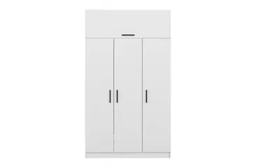 Fruitland Garderob 135 cm - Vit - Products - Förvaring - Garderober & garderobssystem - Garderobsskåp