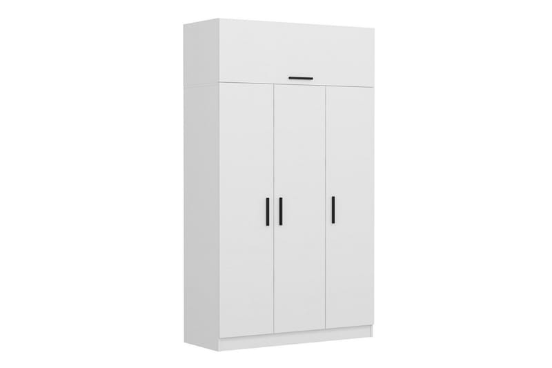 Fruitland Garderob 135 cm - Vit - Products - Förvaring - Garderober & garderobssystem - Garderobsskåp
