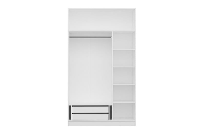 Fruitland Garderob 135 cm - Vit - Products - Förvaring - Garderober & garderobssystem - Garderobsskåp