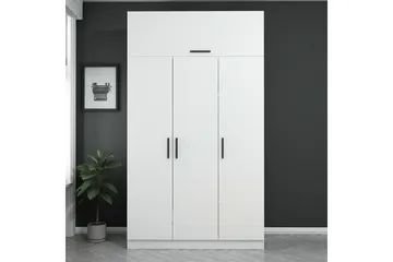 Fruitland Garderob 135 cm - Vit - Products - Förvaring - Garderober & garderobssystem - Garderobsskåp