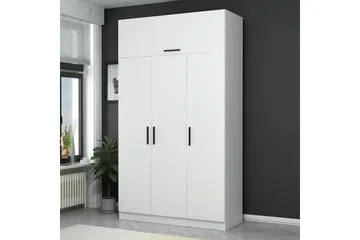 Fruitland Garderob 135 cm - Vit - Products - Förvaring - Garderober & garderobssystem - Garderobsskåp