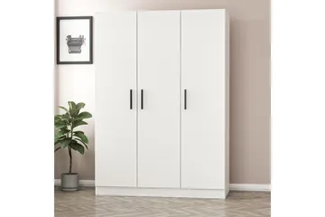 Fruitland Garderob 135 cm - Vit - Products - Förvaring - Garderober & garderobssystem - Garderobsskåp