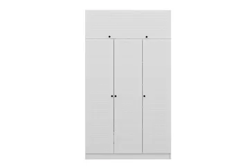 Fruitland Garderob 135x210 cm - Vit - Products - Förvaring - Garderober & garderobssystem - Garderobsskåp
