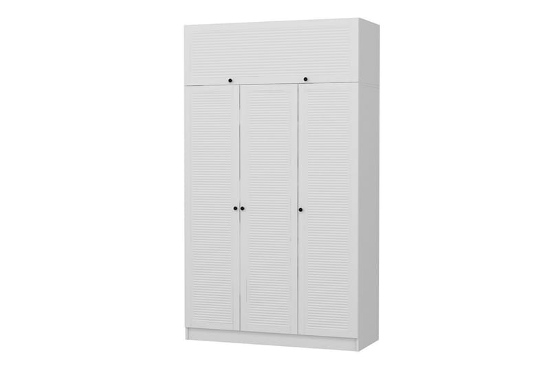 Fruitland Garderob 135x210 cm - Vit - Products - Förvaring - Garderober & garderobssystem - Garderobsskåp