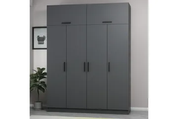 Fruitland Garderob 180 cm - Antracit - Products - Förvaring - Garderober & garderobssystem - Garderobsskåp