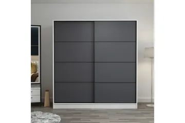 Fruitland Garderob 180 cm - Antracit - Products - Förvaring - Garderober & garderobssystem - Garderobsskåp