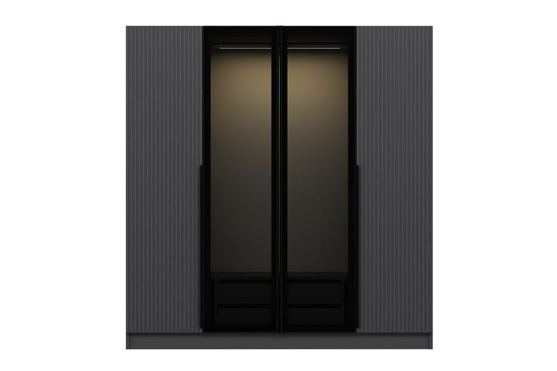Fruitland Garderob 180 cm - Antracit - Products - Förvaring - Garderober & garderobssystem - Garderobsskåp