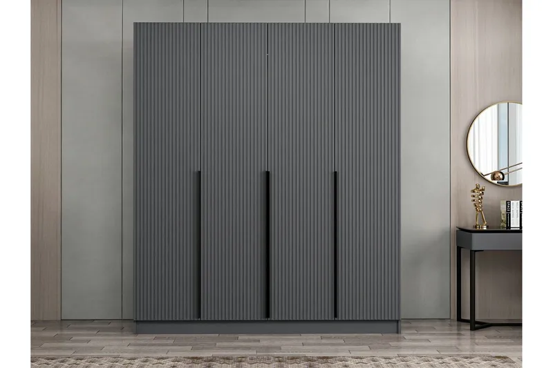 Fruitland Garderob 180 cm - Antracit - Products - Förvaring - Garderober & garderobssystem - Garderobsskåp