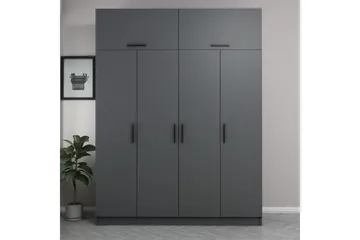 Fruitland Garderob 180 cm - Antracit - Products - Förvaring - Garderober & garderobssystem - Garderobsskåp