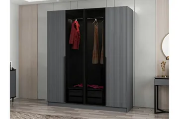 Fruitland Garderob 180 cm - Antracit - Products - Förvaring - Garderober & garderobssystem - Garderobsskåp