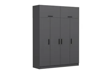 Fruitland Garderob 180 cm - Antracit - Products - Förvaring - Garderober & garderobssystem - Garderobsskåp