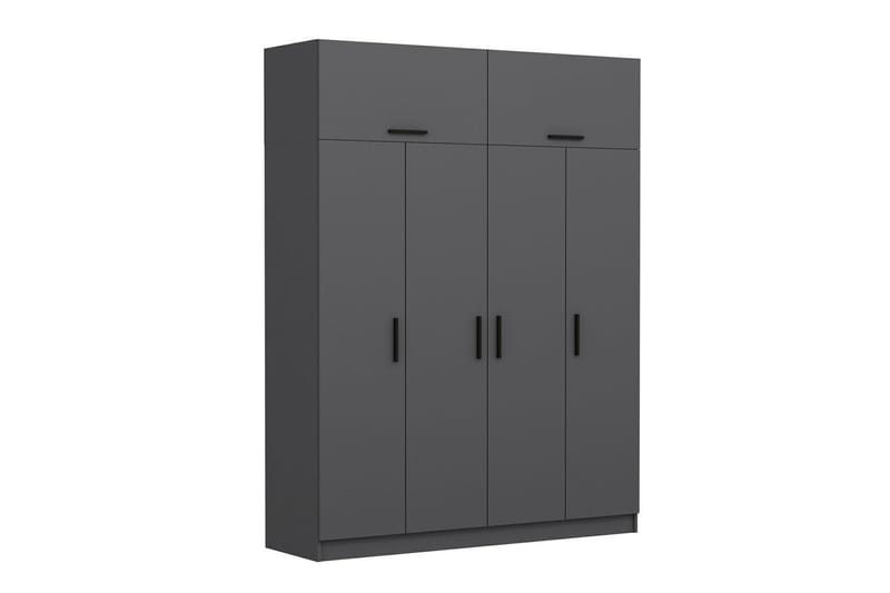 Fruitland Garderob 180 cm - Antracit - Products - Förvaring - Garderober & garderobssystem - Garderobsskåp