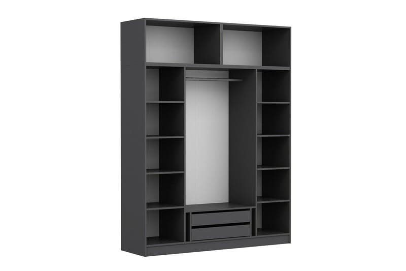 Fruitland Garderob 180 cm - Antracit - Products - Förvaring - Garderober & garderobssystem - Garderobsskåp