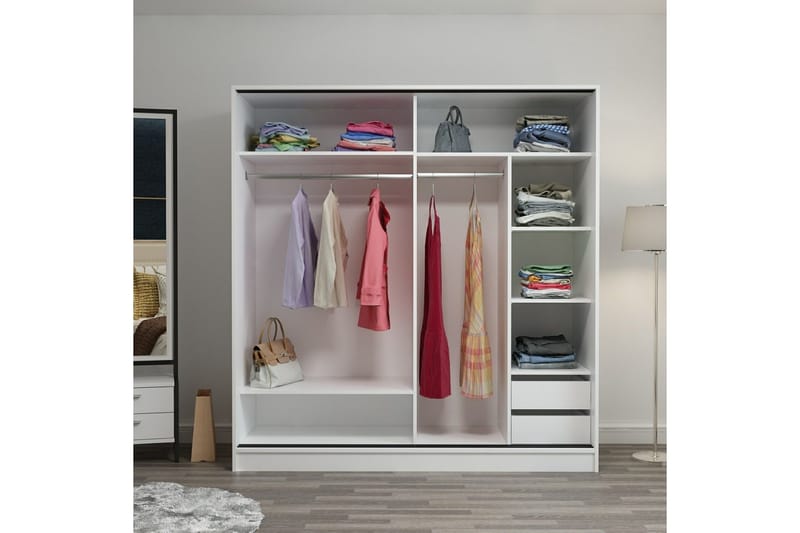 Fruitland Garderob 180 cm - Antracit - Products - Förvaring - Garderober & garderobssystem - Garderobsskåp
