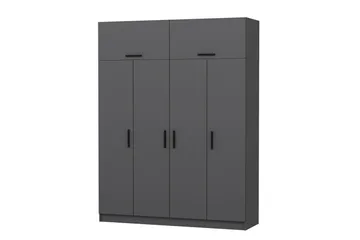 Fruitland Garderob 180 cm - Antracit - Products - Förvaring - Garderober & garderobssystem - Garderobsskåp
