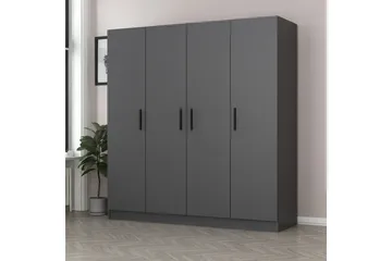 Fruitland Garderob 180 cm - Antracit - Products - Förvaring - Garderober & garderobssystem - Garderobsskåp