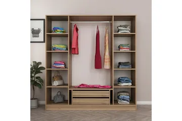 Fruitland Garderob 180 cm - Brun - Products - Förvaring - Garderober & garderobssystem - Garderobsskåp