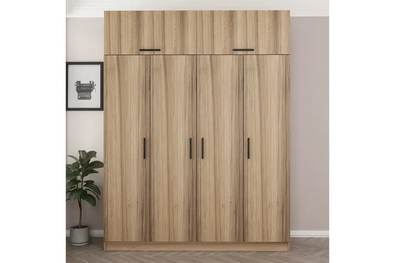 Fruitland Garderob 180 cm - Brun - Products - Förvaring - Garderober & garderobssystem - Garderobsskåp